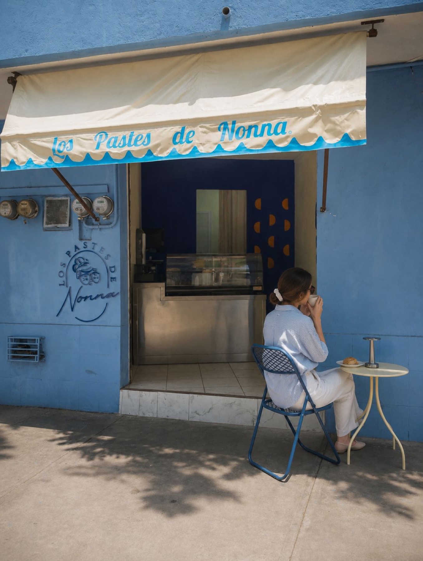 Fachada de Los Pastes de Nonna en Oaxaca de Juárez